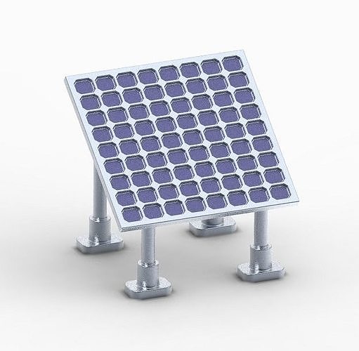 Stylish Solar Panel 3D print model