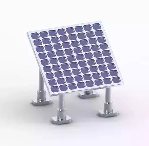 Stylish Solar Panel 3D print model