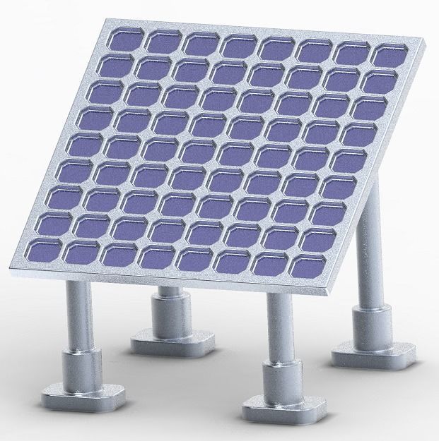 Stylish Solar Panel 3D print model_1