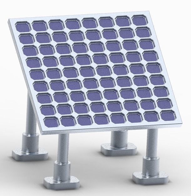 Stylish Solar Panel 3D print model_2