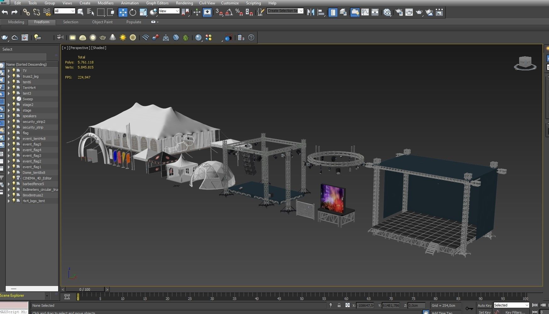 Event Exhibition pack 3D model_51