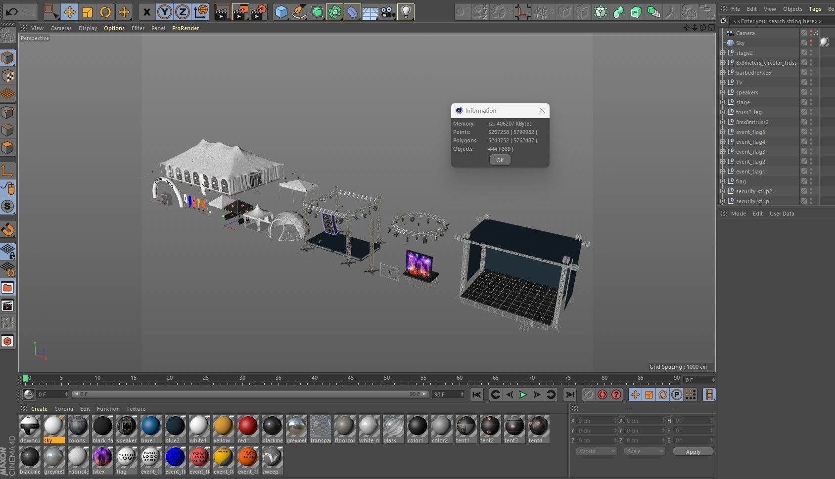 Event Exhibition pack 3D model_52