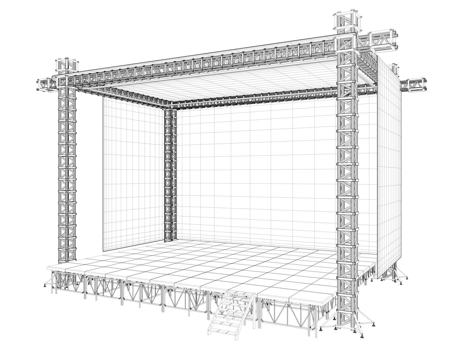 Event Exhibition pack 3D model_5