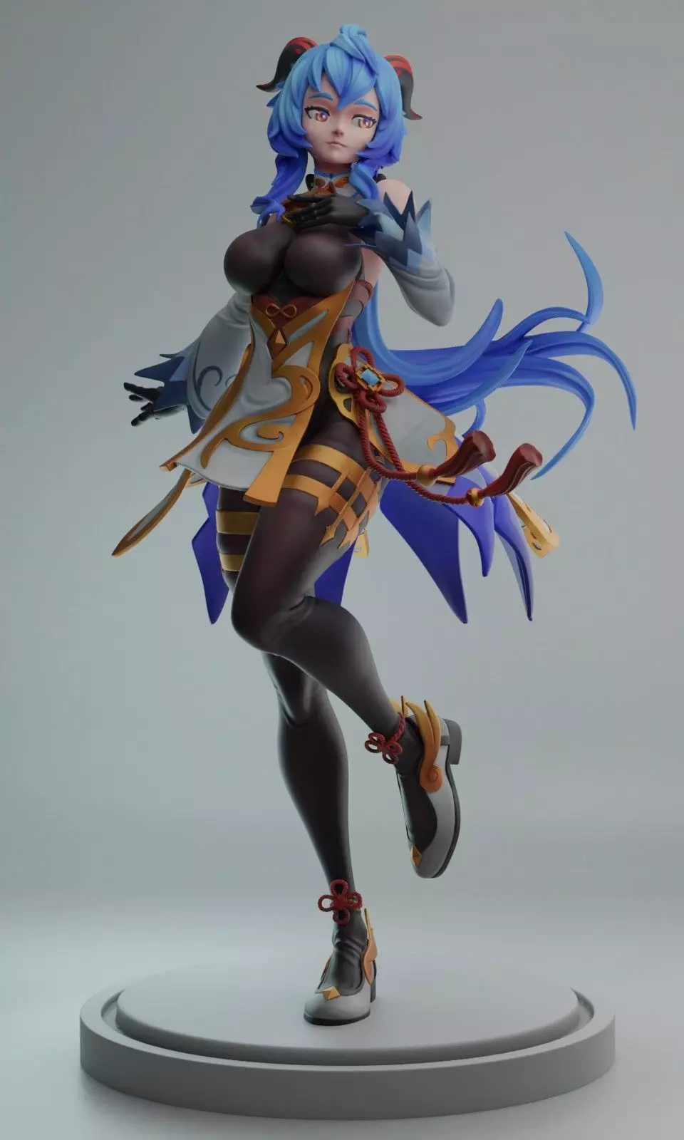 Genshin Impact Ganyu 3D print model_0