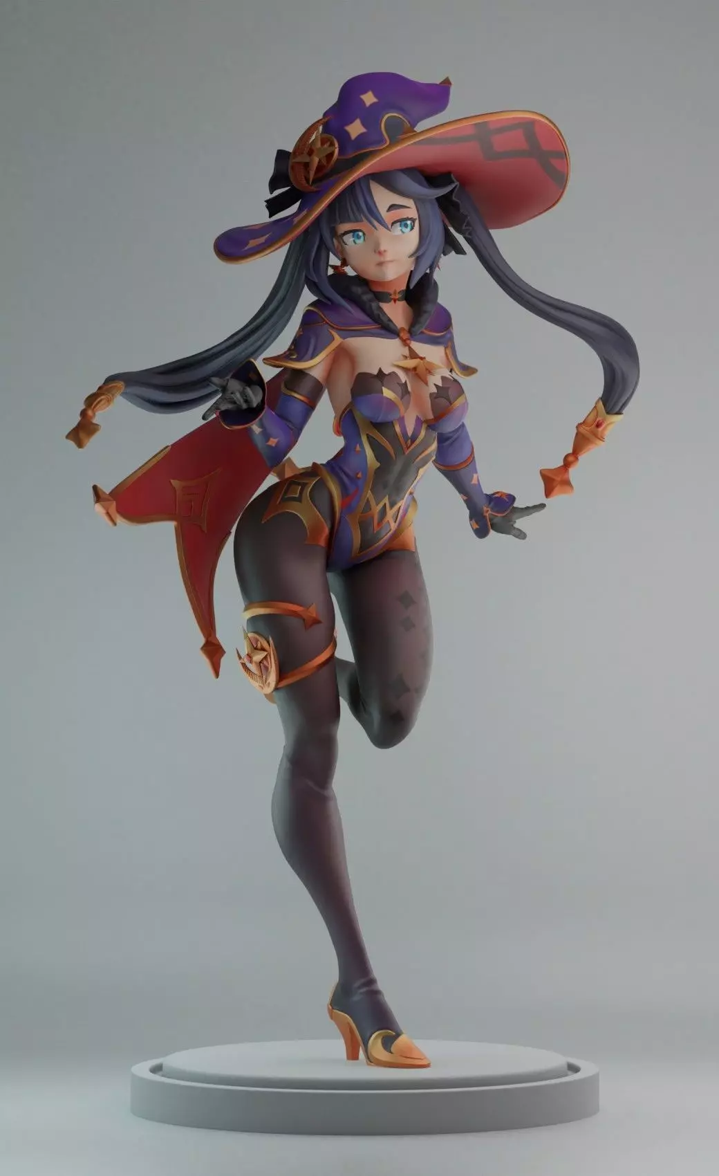 Genshin Mona 3D print model_0