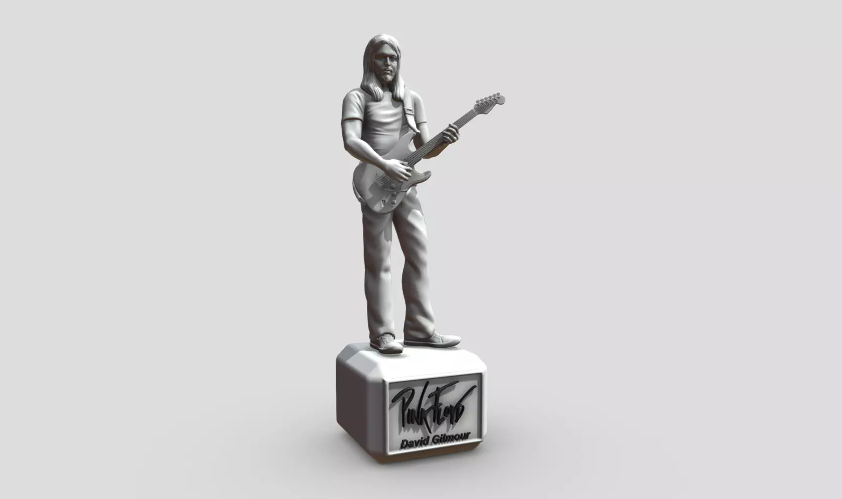 DAVID GILMOUR PINK FLOYD - 3D PRINTING 3D print model_0