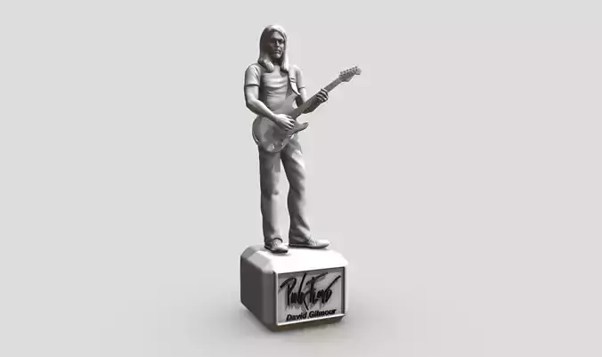 DAVID GILMOUR PINK FLOYD - 3D PRINTING