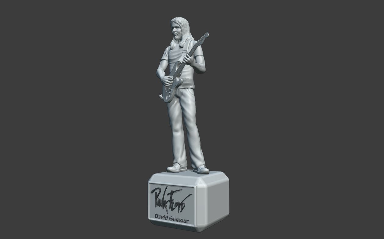 DAVID GILMOUR PINK FLOYD - 3D PRINTING 3D print model_18