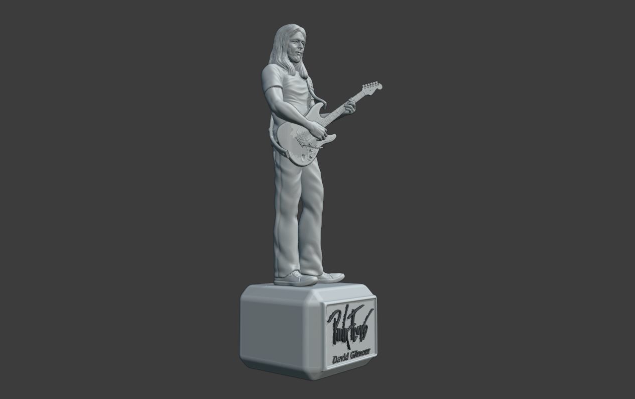 DAVID GILMOUR PINK FLOYD - 3D PRINTING 3D print model_8