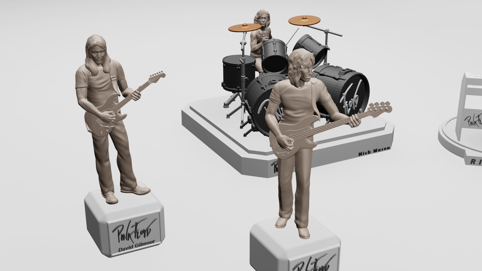 DAVID GILMOUR PINK FLOYD - 3D PRINTING 3D print model_12