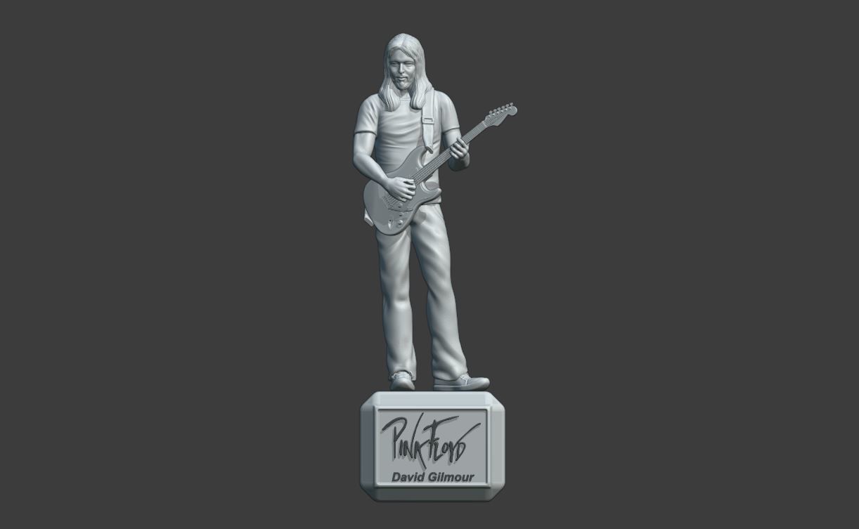 DAVID GILMOUR PINK FLOYD - 3D PRINTING 3D print model_17