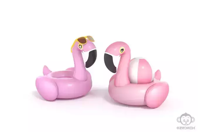 Pink Flamingo Pool Float