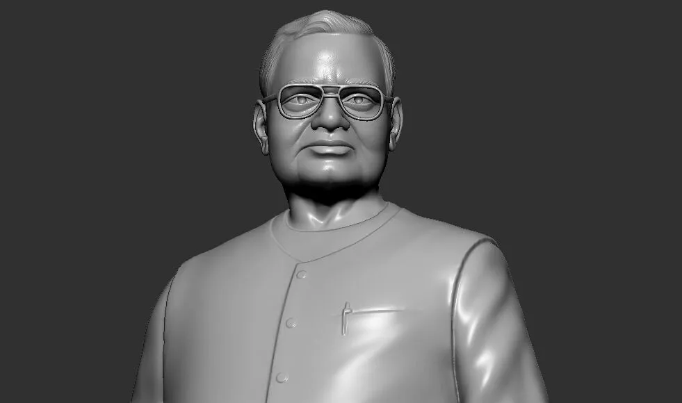 Atal Bihari Vajpayee Full body pose 3D print model