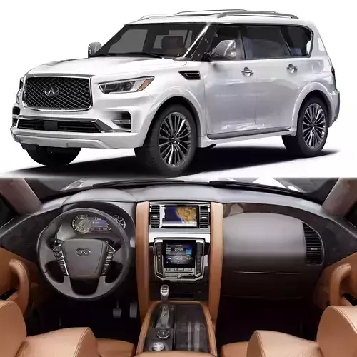 INFINITI QX80 3D model