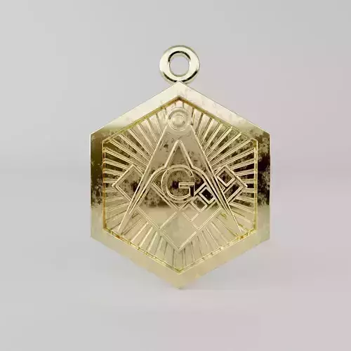Masonic pendant 04