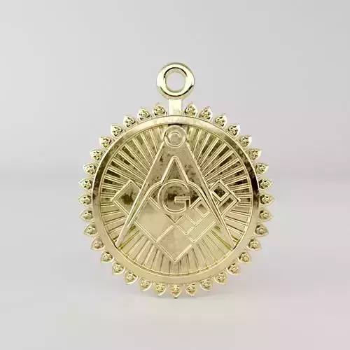 Masonic pendant 05