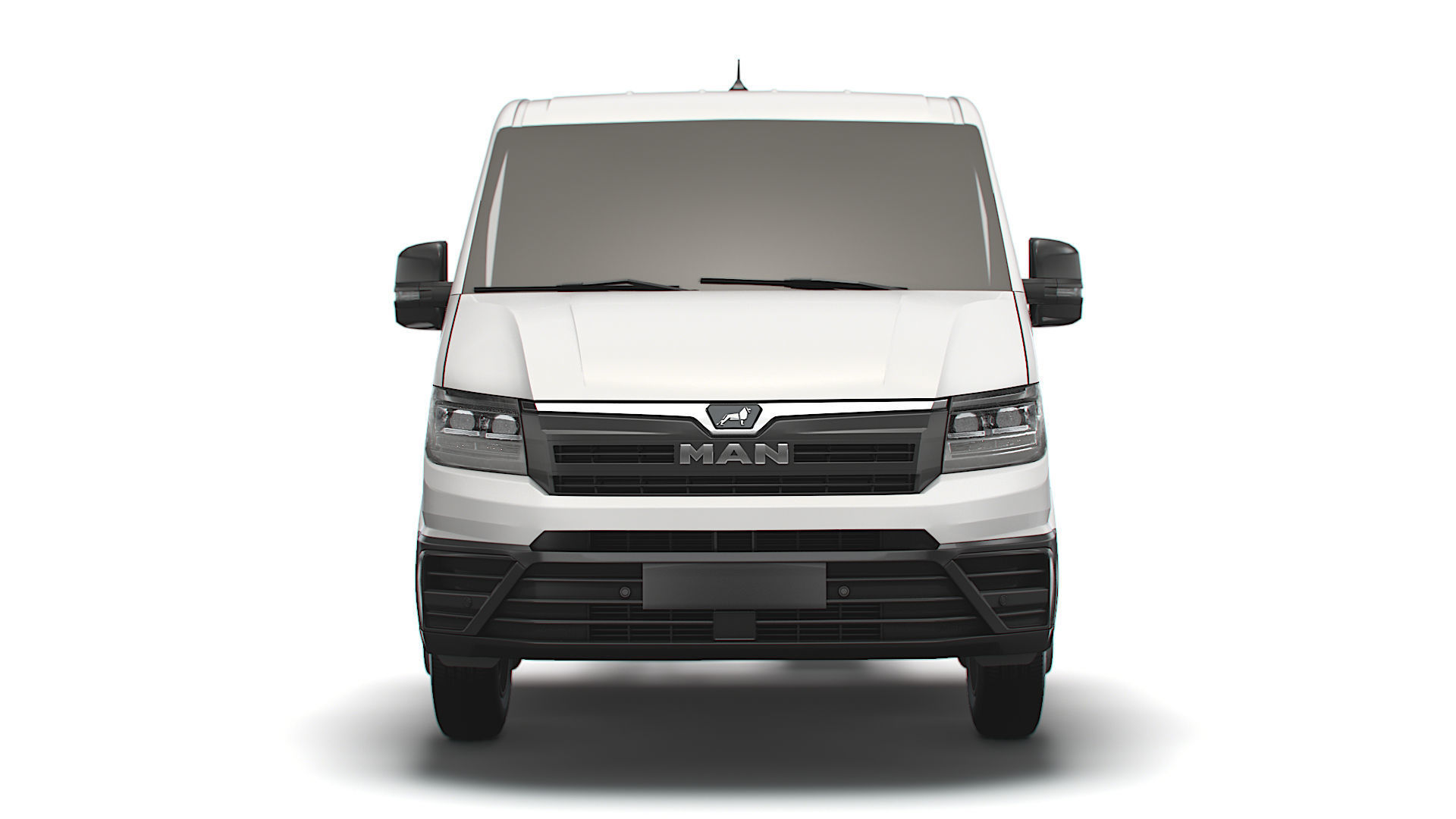 MAN TGE CR35 Long Flat frame chassis 2021 3D model_6