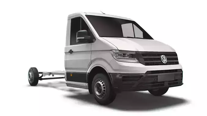 VW Crafter CR35 Long Flat frame chassis 2021