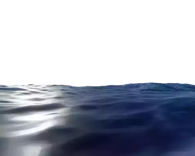 Ocean water surface Free 3D model