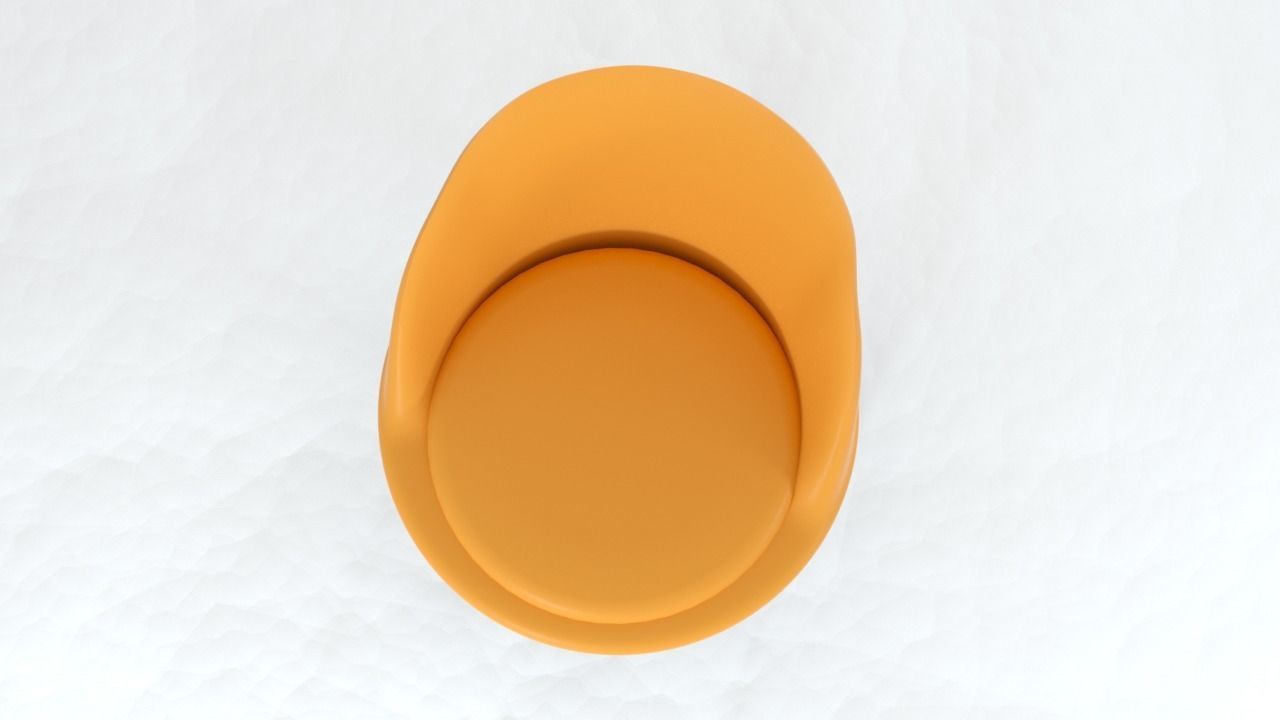 Chair2 chair with wooden legs Free 3D model_2