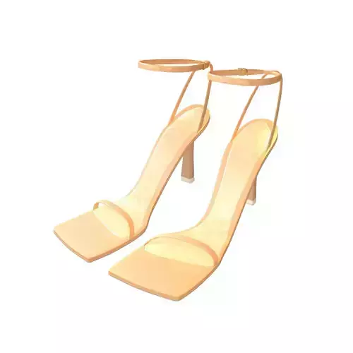 Square Toe Leather Sandals v1 002