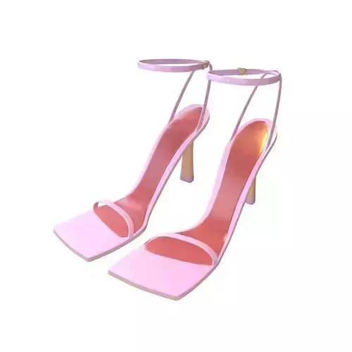 Square Toe Leather Sandals v1 007