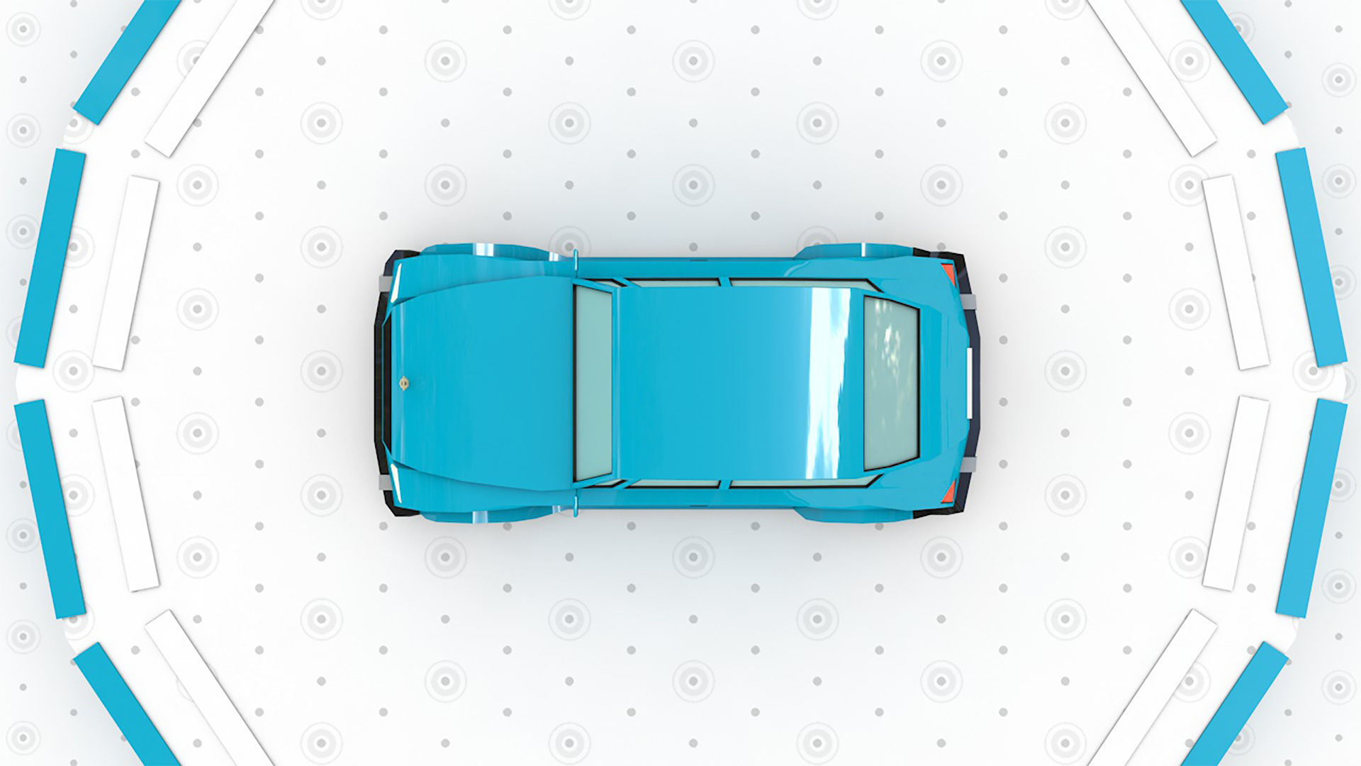 Mr Classic - Low poly cartoon car 3D model_6