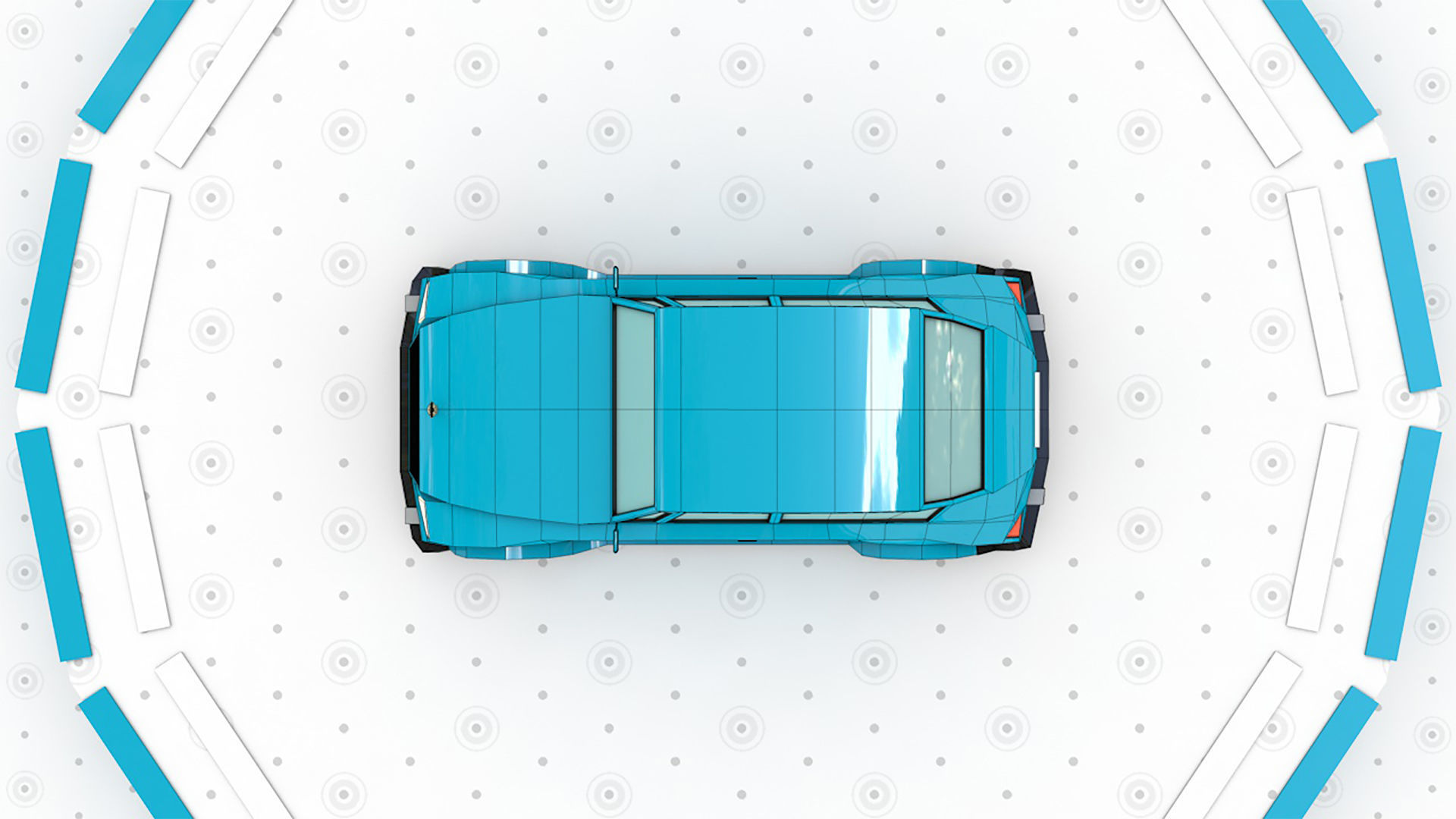 Mr Classic - Low poly cartoon car 3D model_7