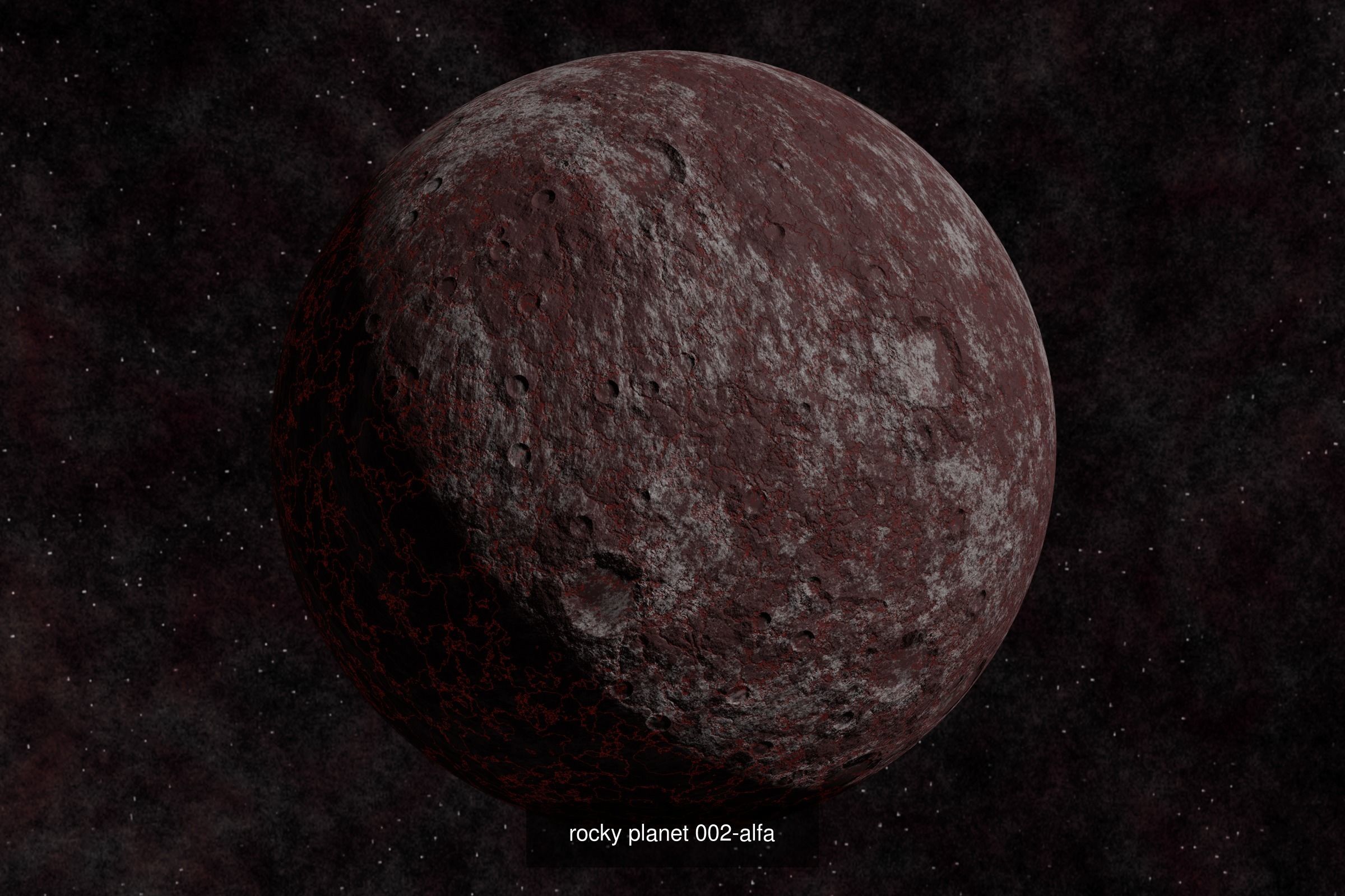 Planet collection 2 rocky and icy moons and planets _7