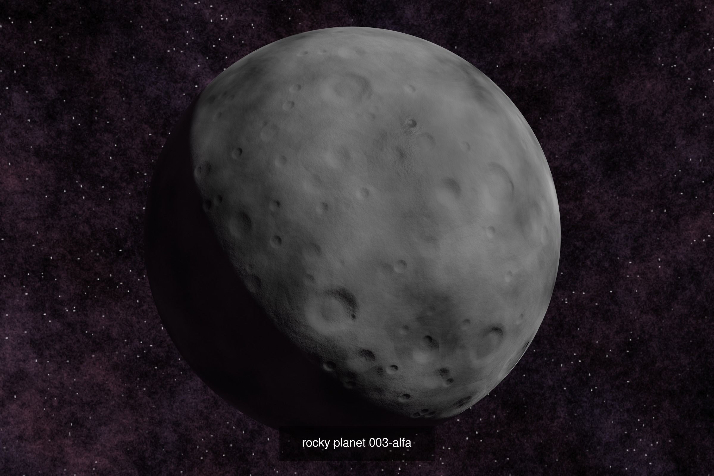 Planet collection 2 rocky and icy moons and planets _10