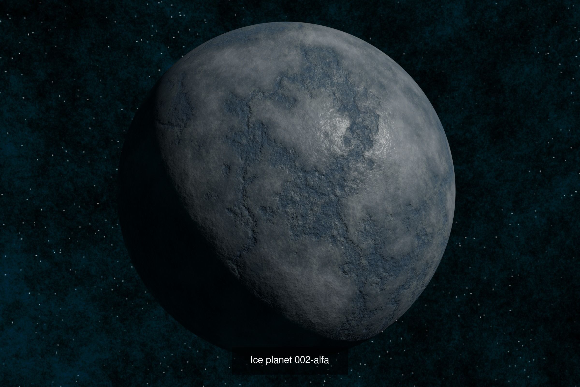 Planet collection 2 rocky and icy moons and planets _4