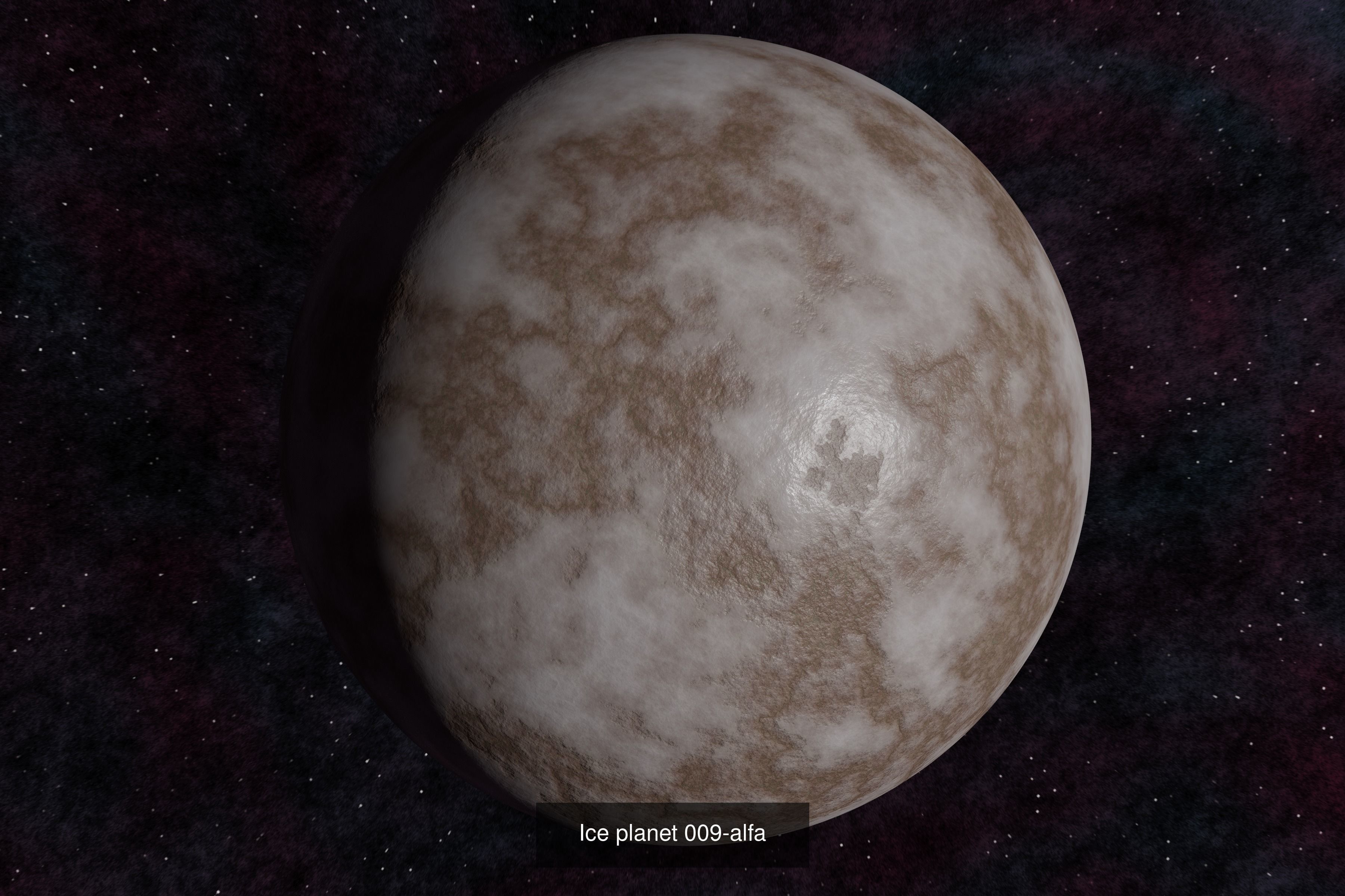 Planet collection 2 rocky and icy moons and planets _16