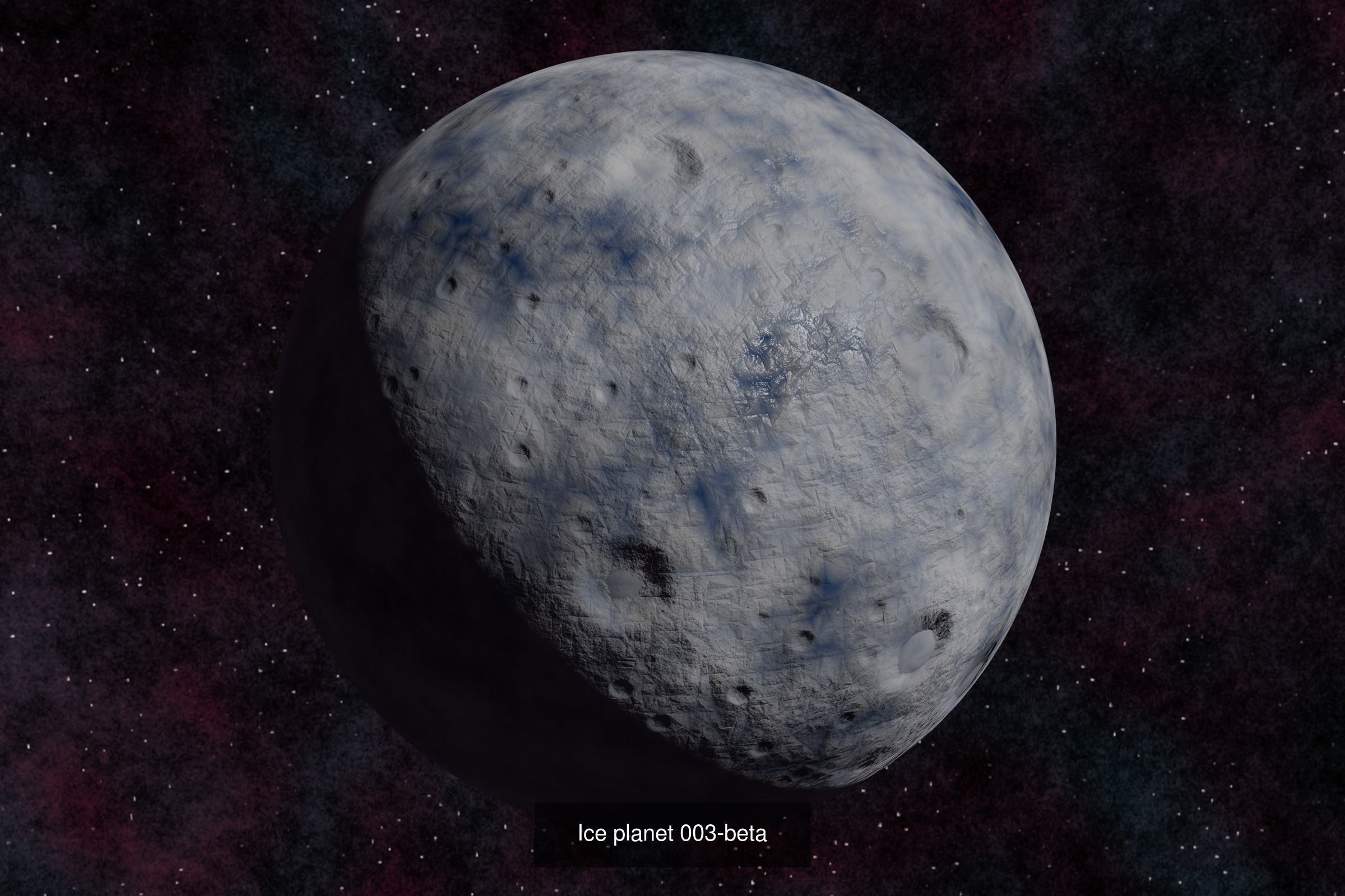 Planet collection 2 rocky and icy moons and planets _9