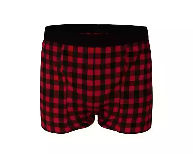 3 D Model Men Boxers Free 3D model