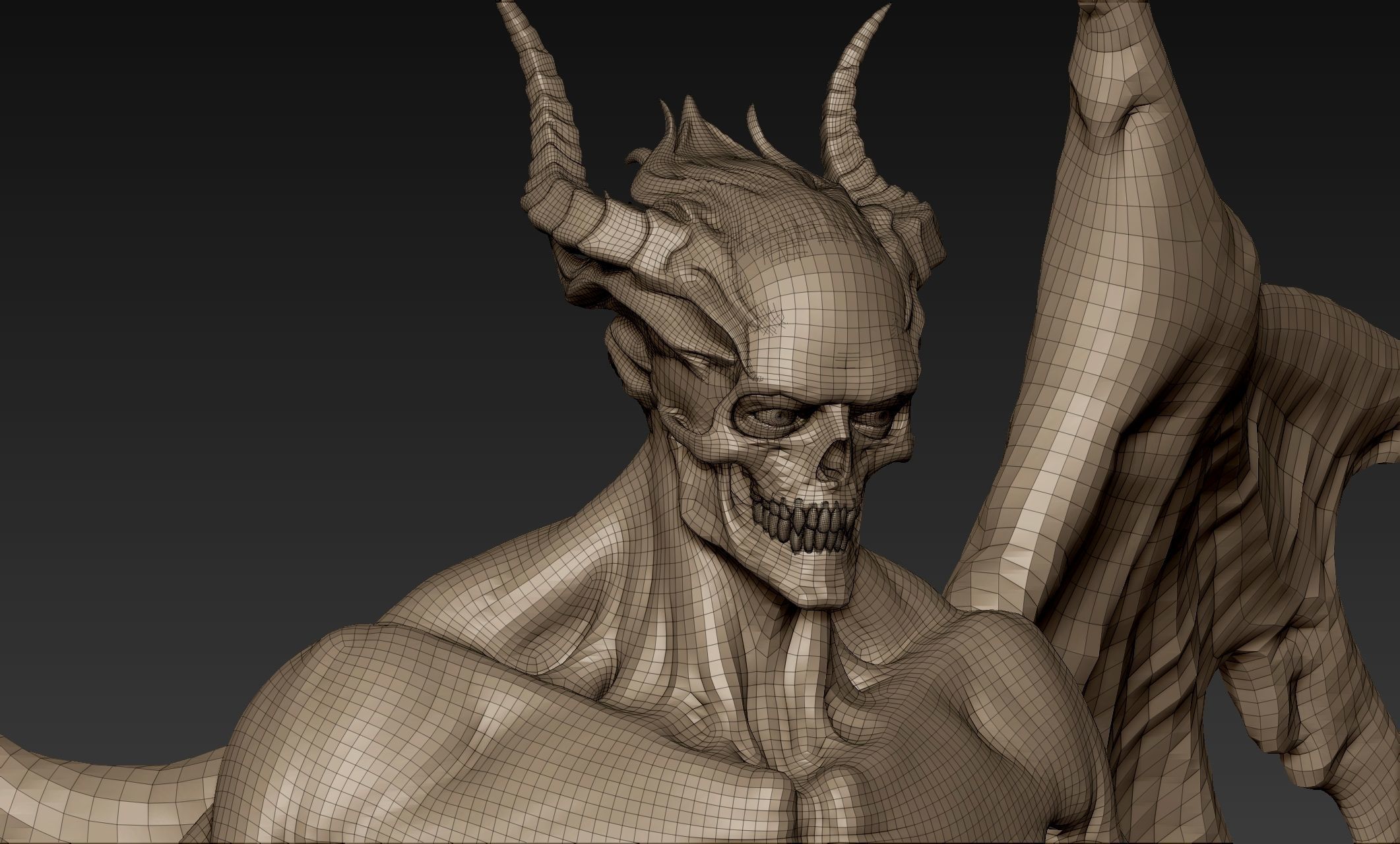 Skullhead Demon 3D model_14