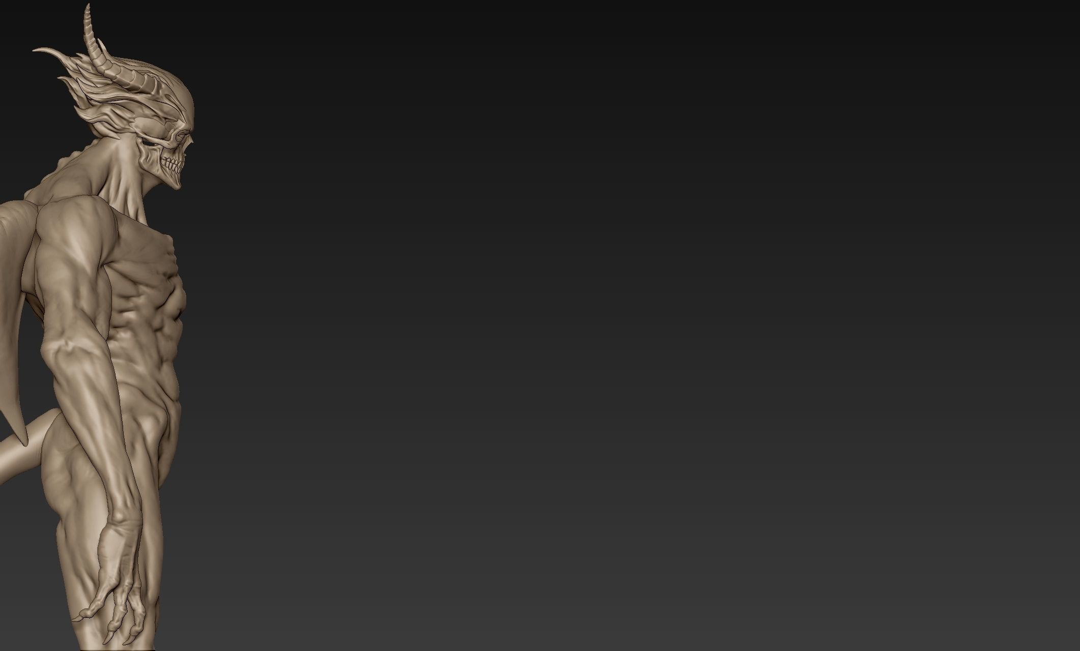 Skullhead Demon 3D model_8