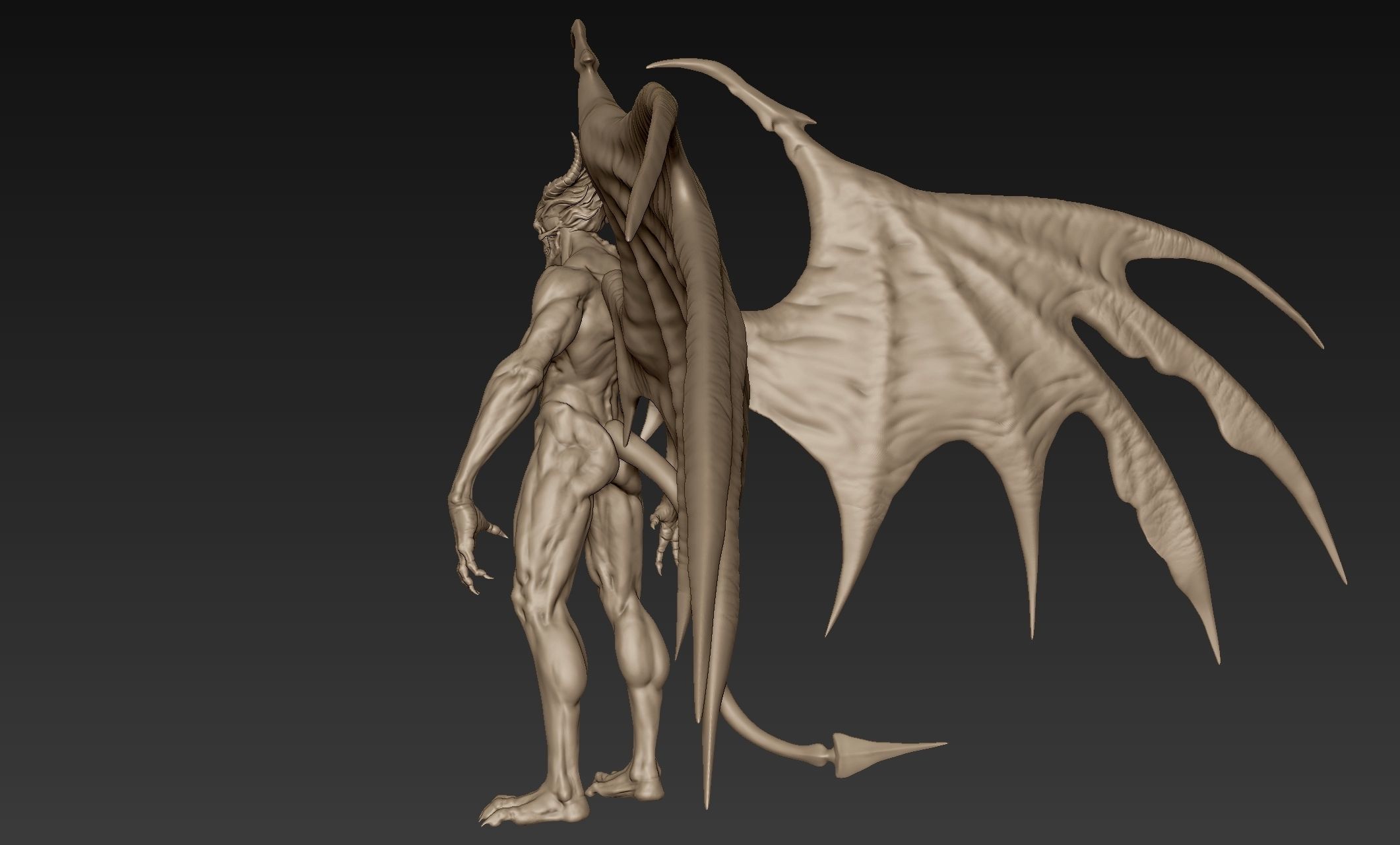 Skullhead Demon 3D model_11