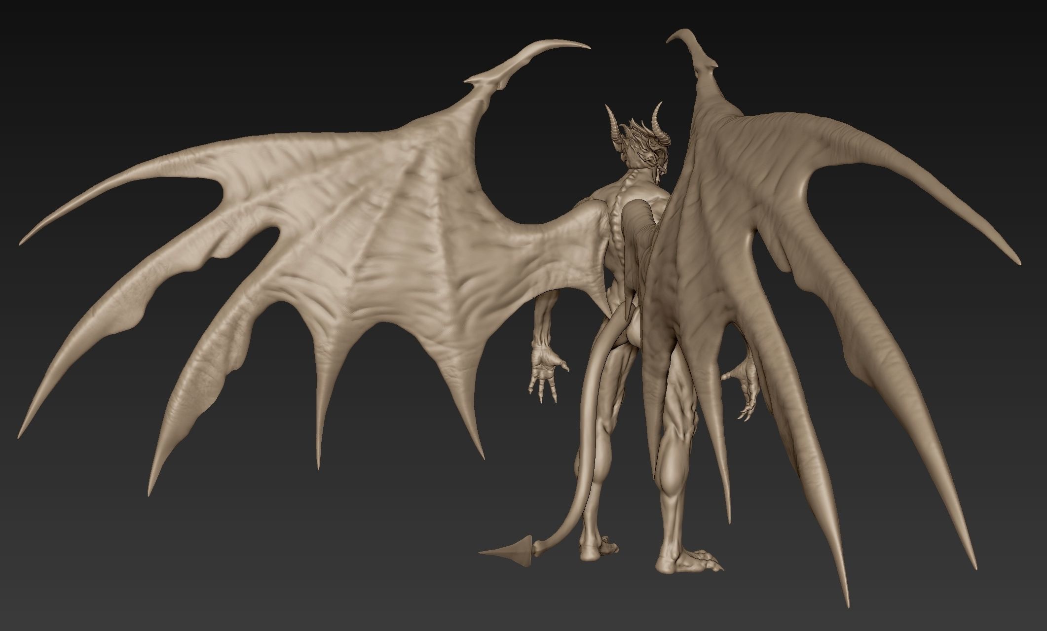 Skullhead Demon 3D model_7
