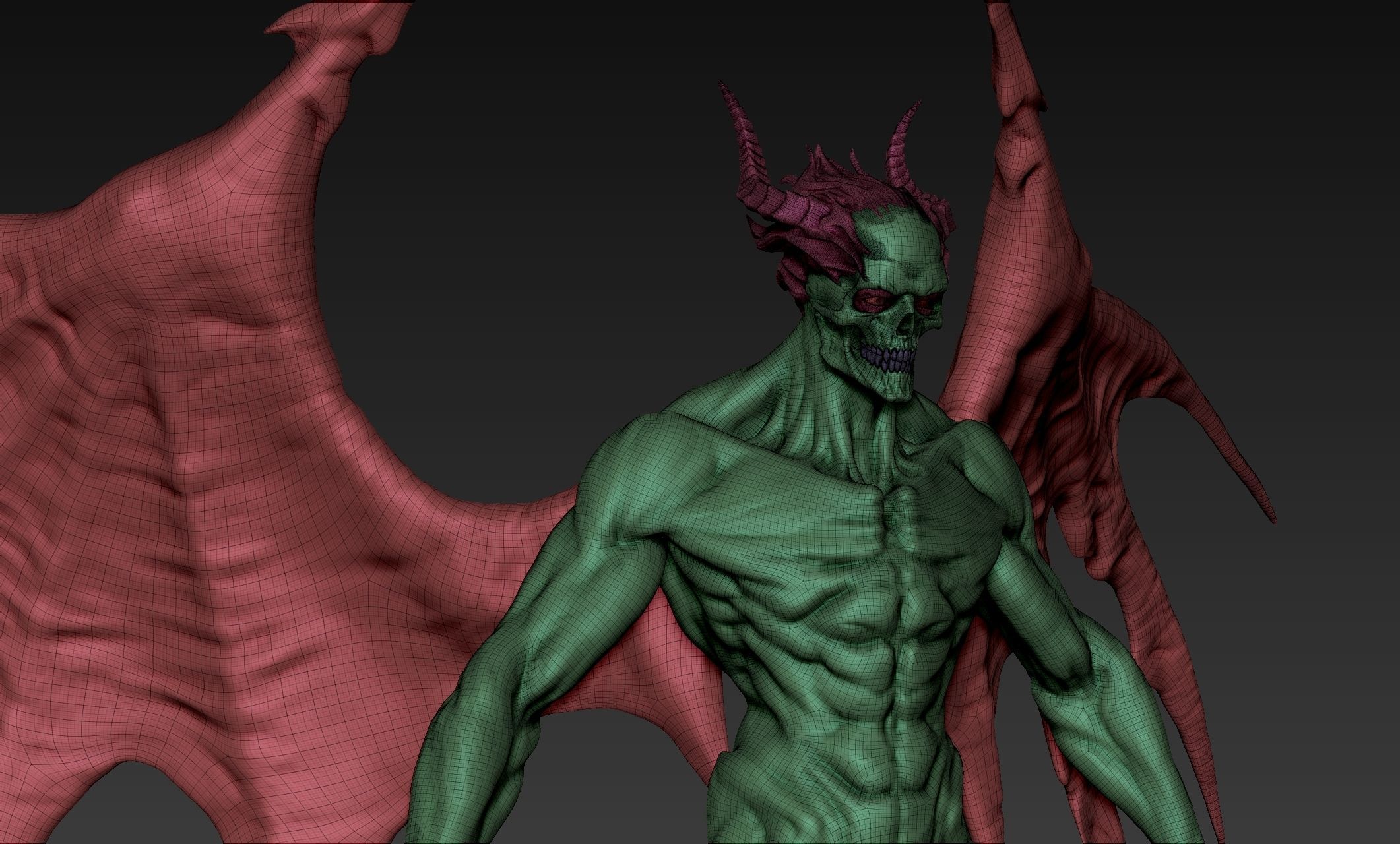 Skullhead Demon 3D model_15