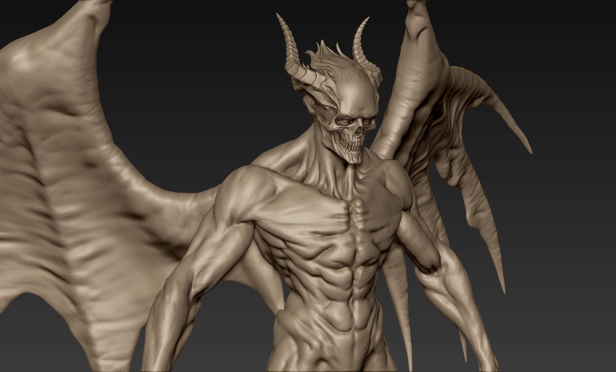 Skullhead Demon 3D model_1