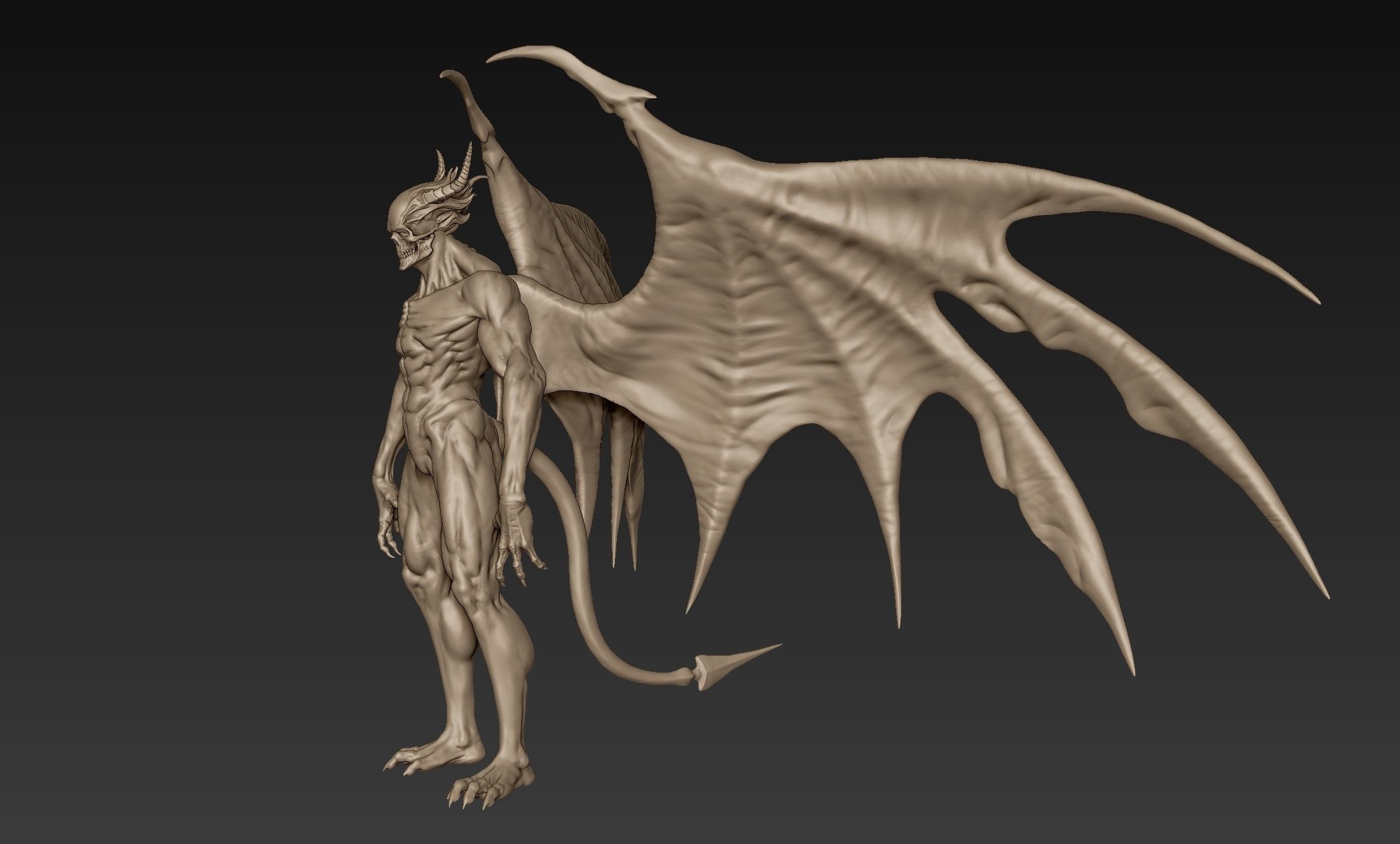 Skullhead Demon 3D model_4
