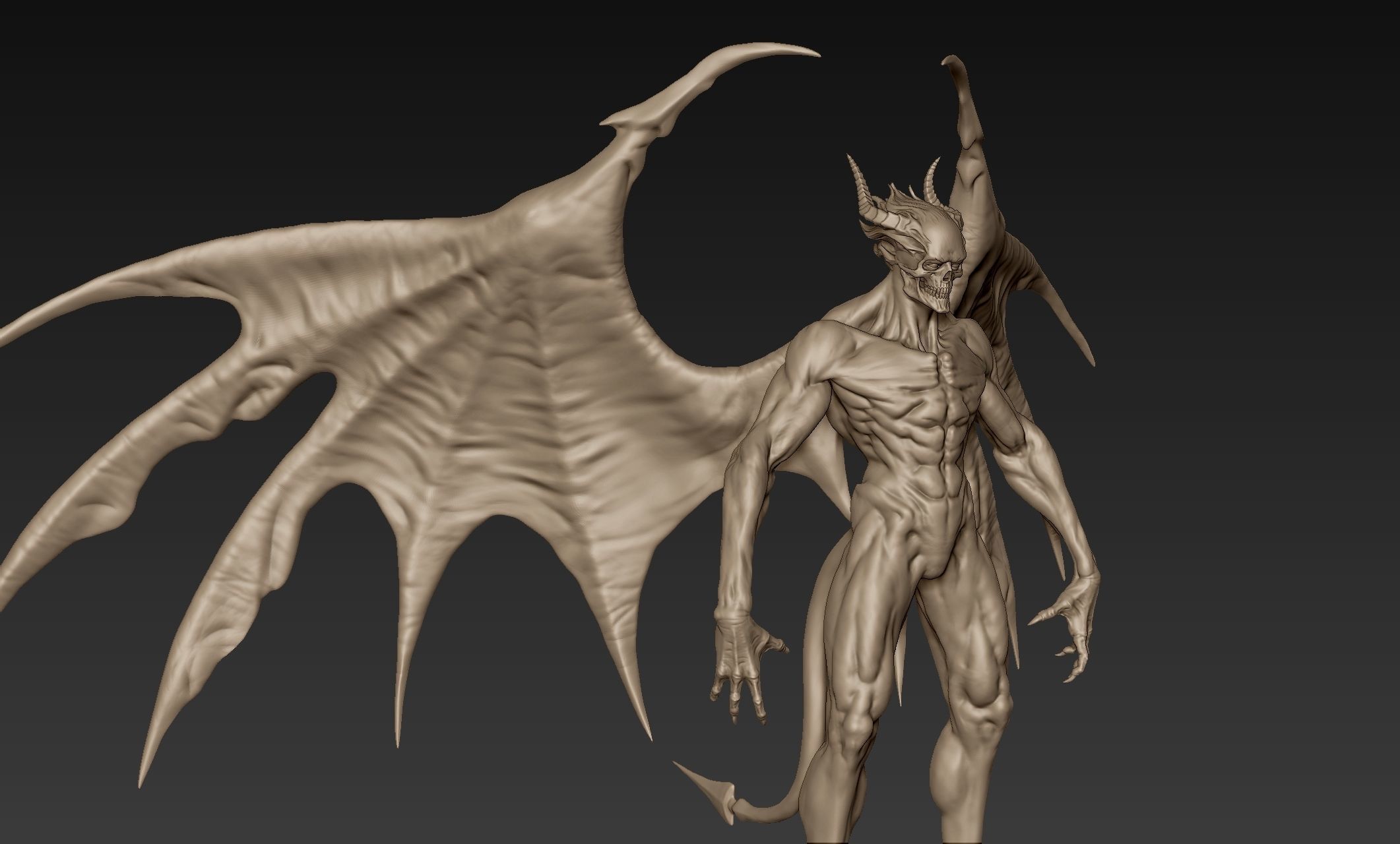 Skullhead Demon 3D model_10