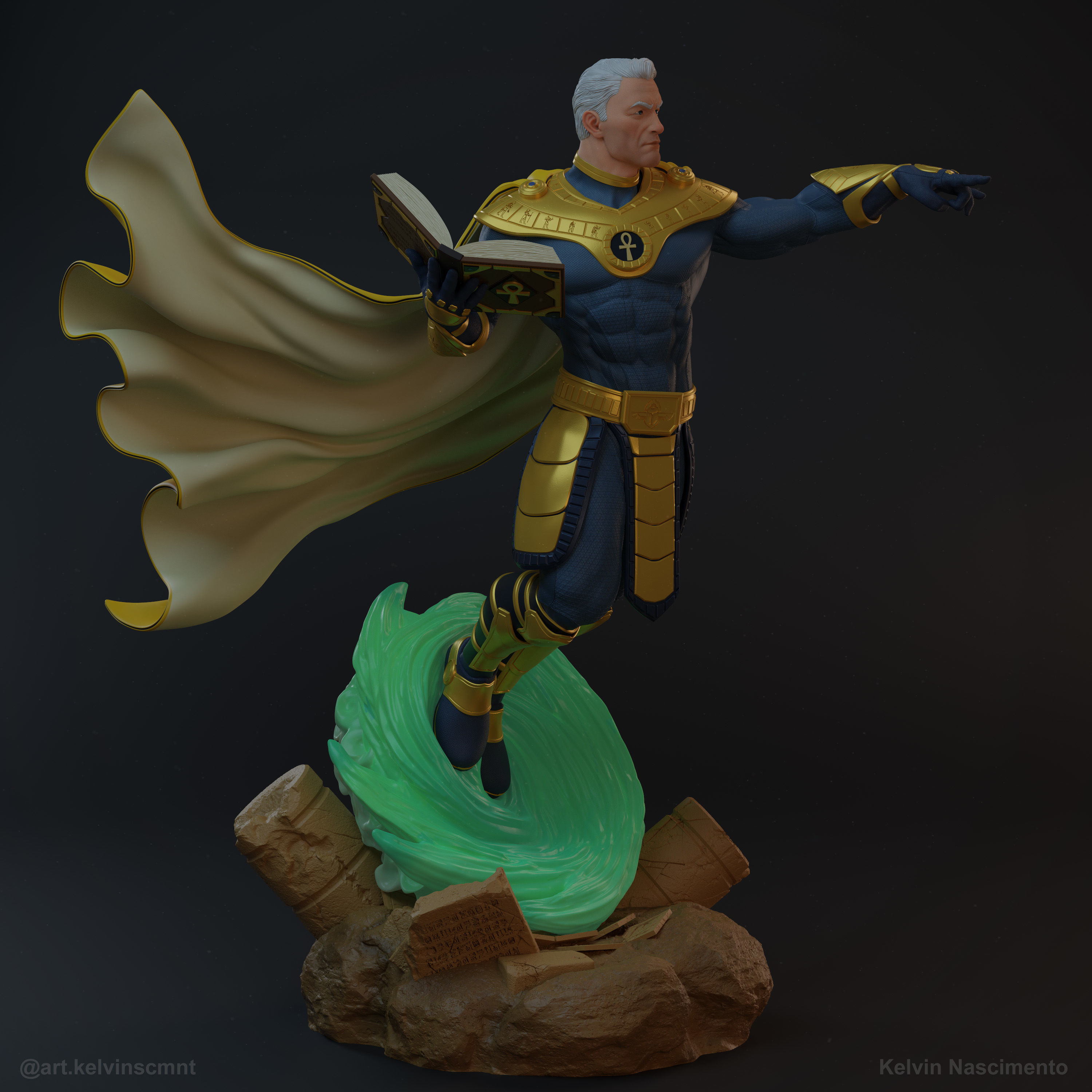 Dr Fate  Statue 3D print model_13