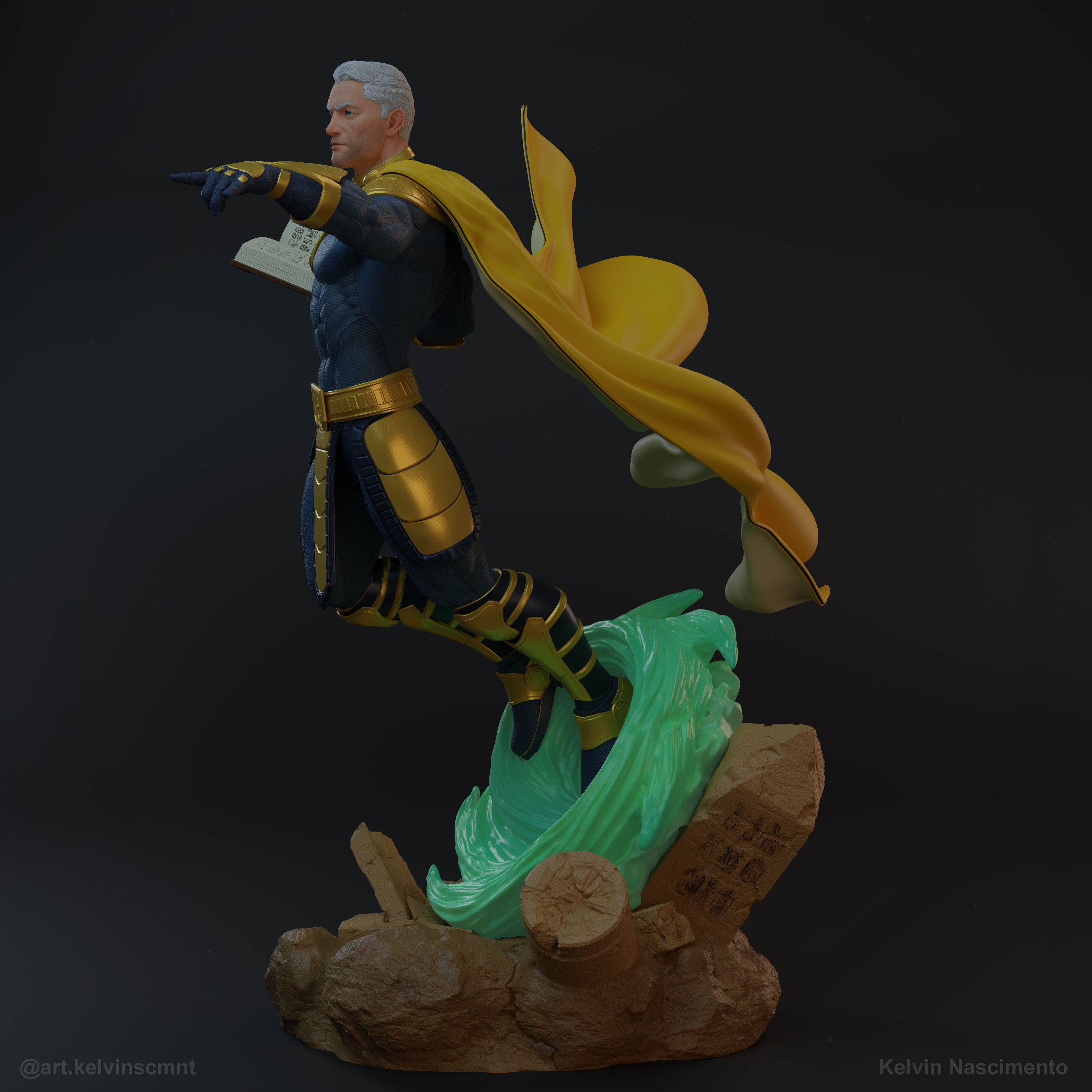 Dr Fate  Statue 3D print model_15