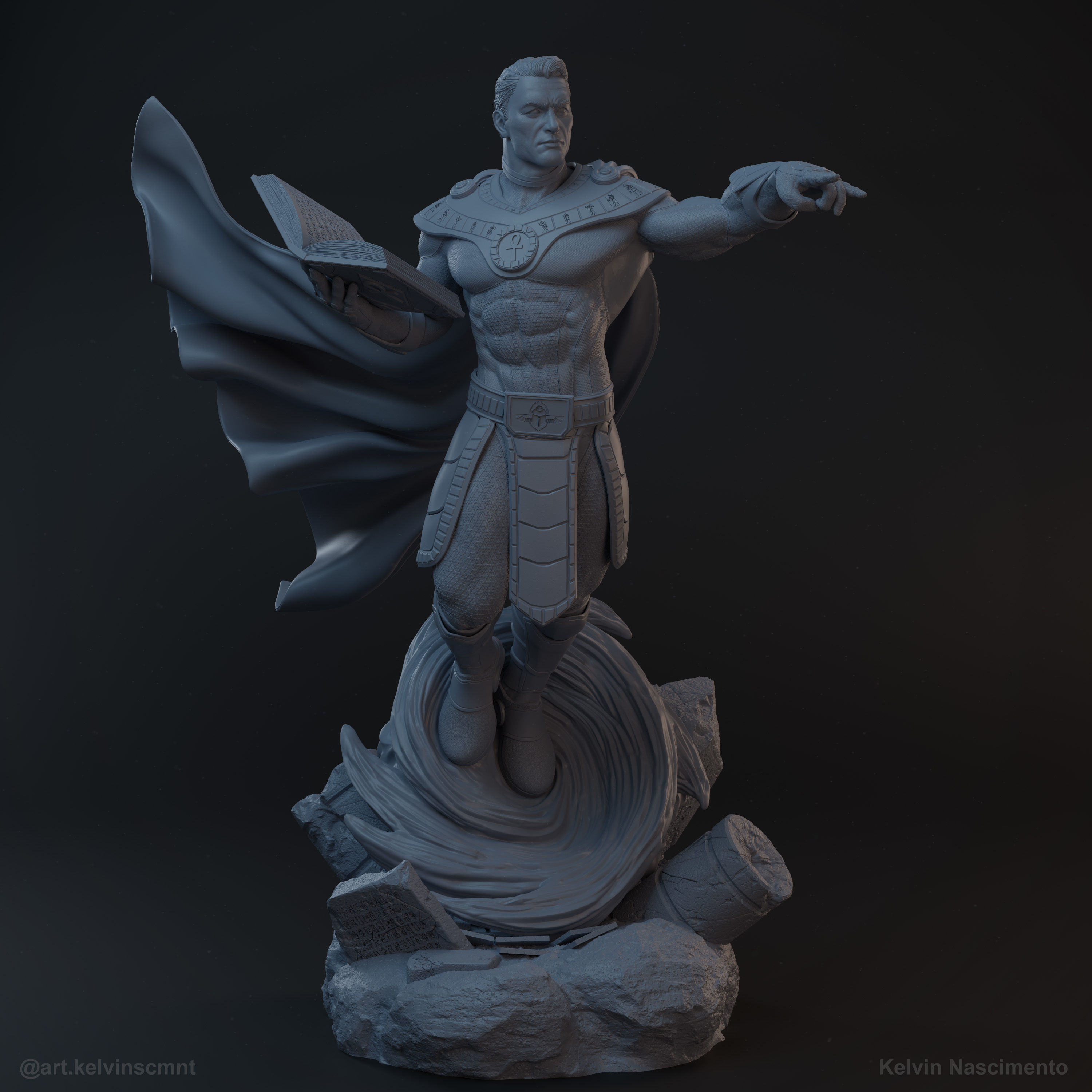 Dr Fate  Statue 3D print model_17