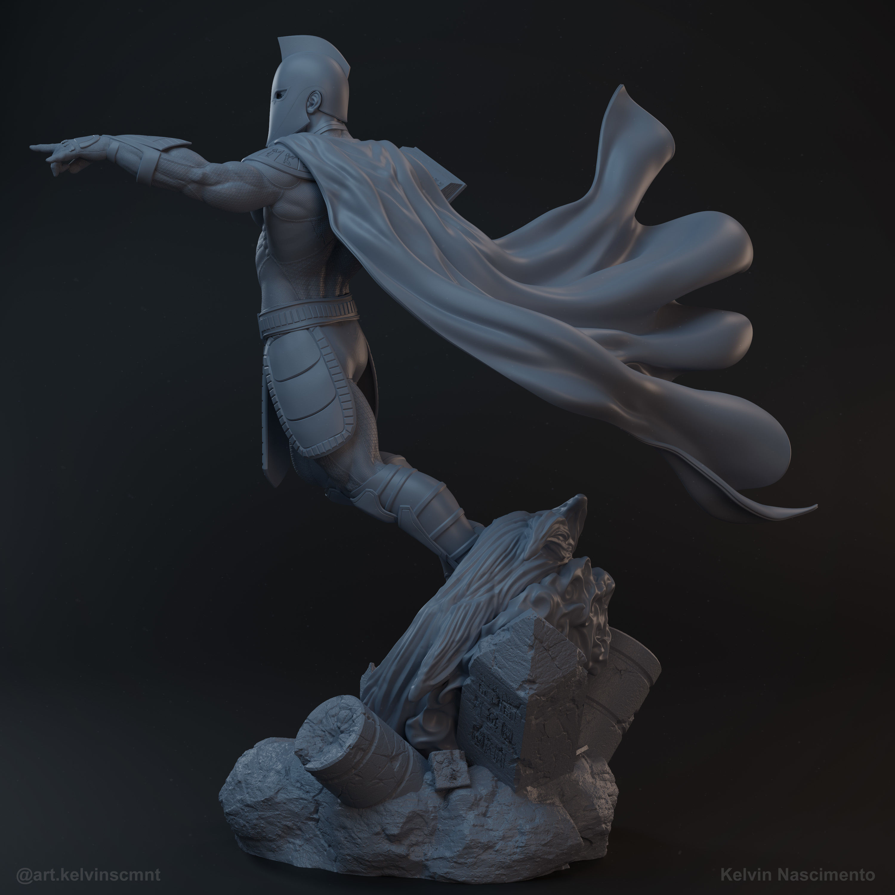 Dr Fate  Statue 3D print model_9