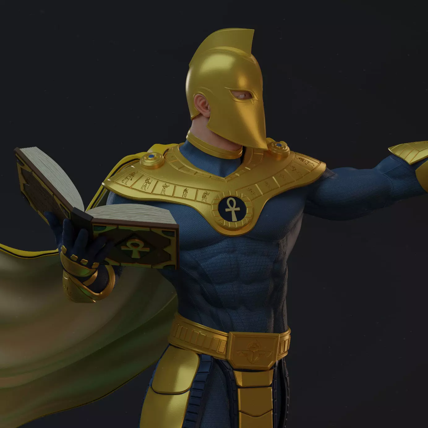 Dr Fate  Statue 3D print model_0