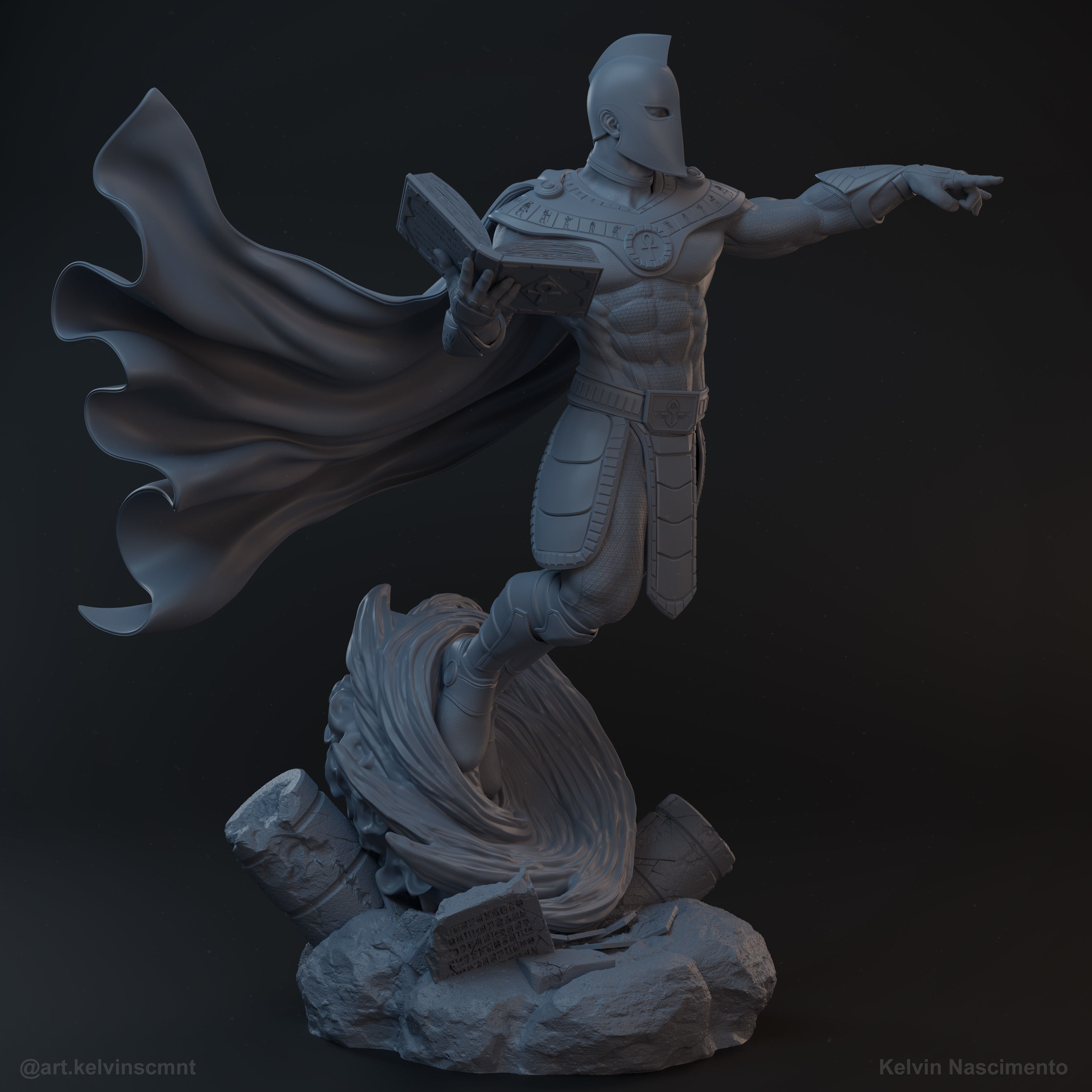 Dr Fate  Statue 3D print model_6