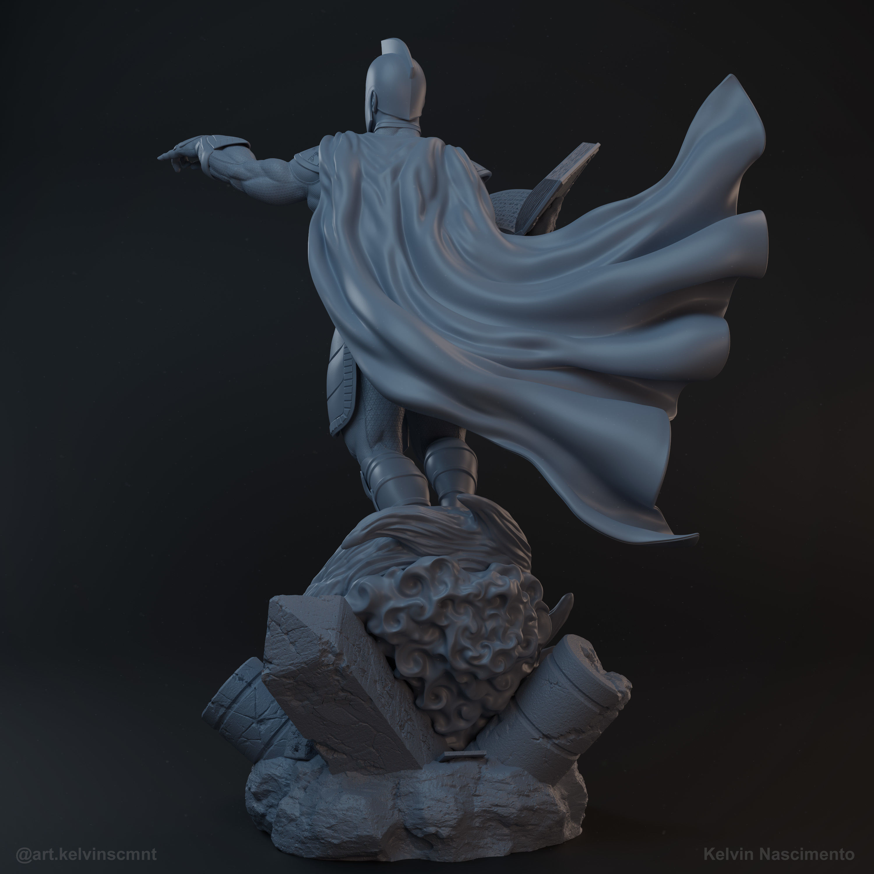 Dr Fate  Statue 3D print model_11