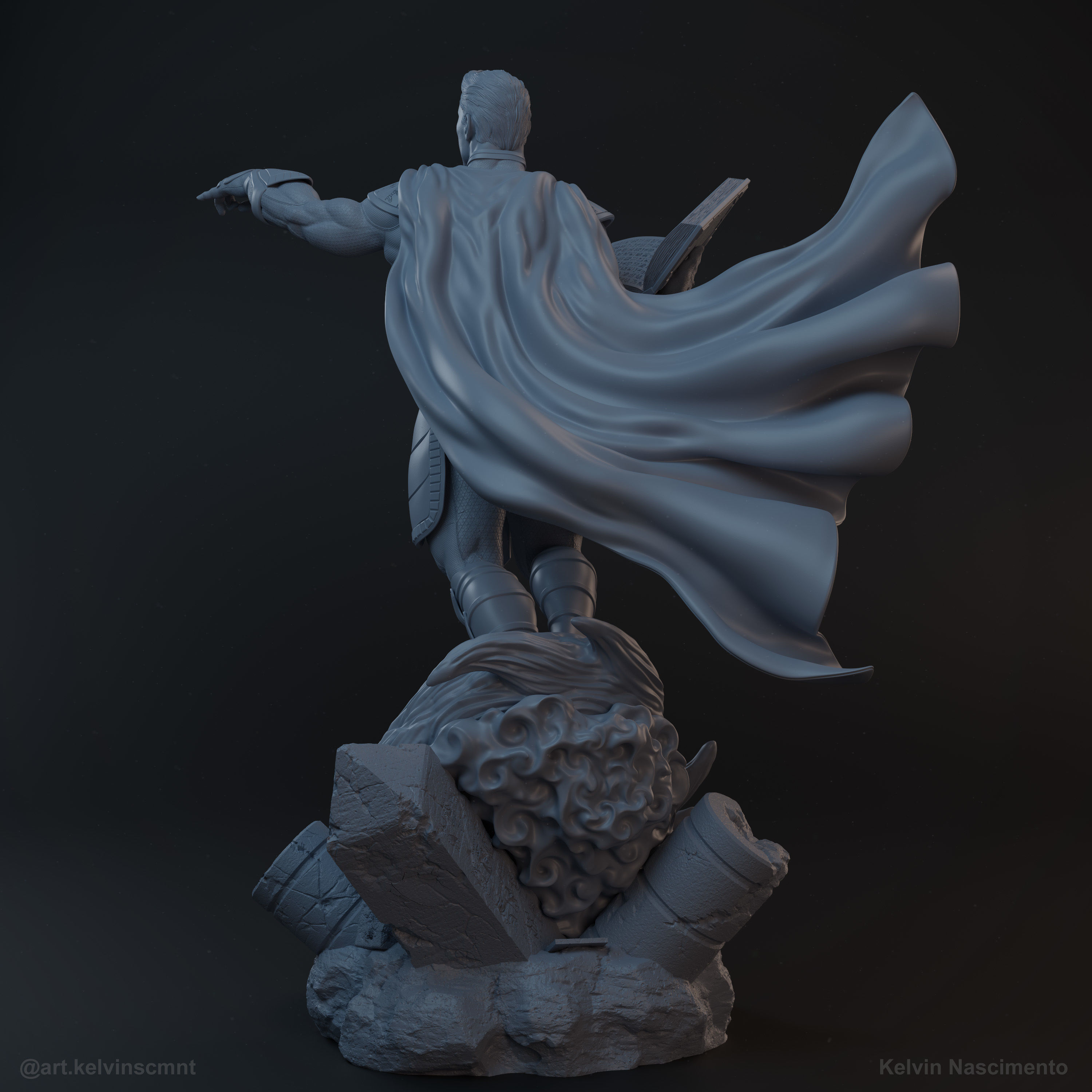 Dr Fate  Statue 3D print model_19